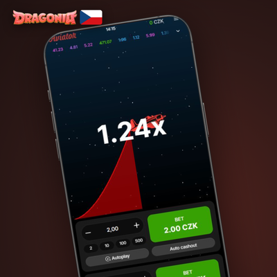 Přehled posledních násobičů Aviator v Dragonia Casino v reálném čase