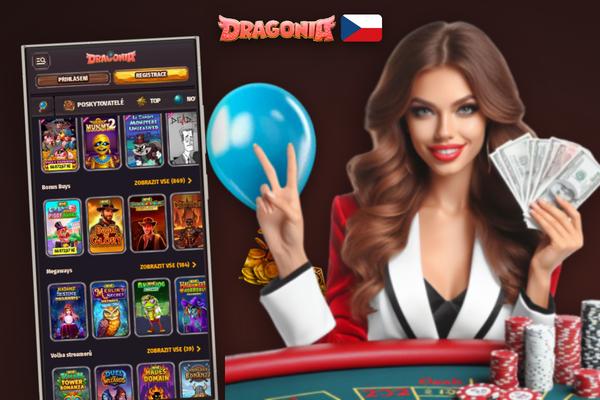 Okno live chatu Dragonia Casino se zákaznickou podporou v češtině