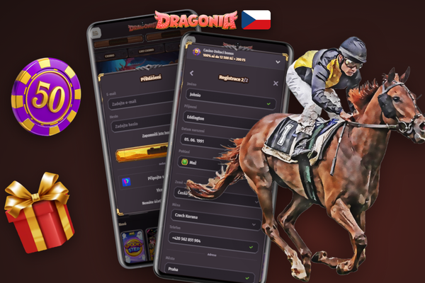 Ověření účtu pomocí SMS kódu po registraci v Dragonia Casino CZ